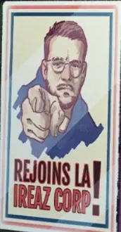 Affiche « Rejoins la iReaz Corp ! »